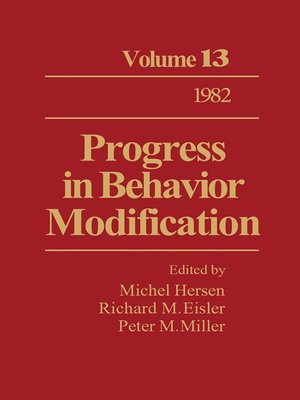 cover image of Progress in Behavior Modification, Volume 13